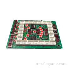 LED Işık ile Fruit King Game PCB tahtası